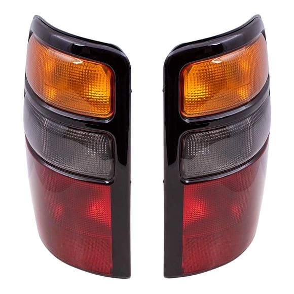 Brock Replacement Driver and Passenger Set Tail Lights Compatible with 2004-2006 Tahoe Yukon & Yukon XL/Denali Suburban