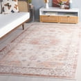 thumbnail image 3 of SAFAVIEH Arizona Tayler Medallion Polyester Area Rug, Beige/Rust, 3' x 5', 3 of 13