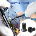 thumbnail image 5 of Unique Bargains 50 Pcs M3 x 4mm Screws Replacement Black for Laptop Hard Drive, 5 of 5
