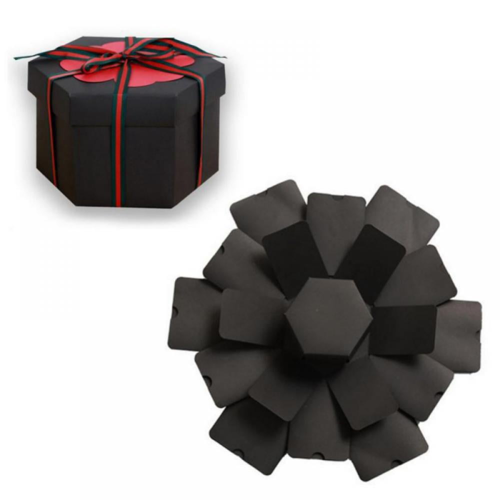 DIY Surprise Explosion Box Creative Hexagon Anniversary Album Photo Gift 