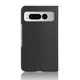 thumbnail image 2 of Feishell Ultra Thin Case Compatible with Google Pixel Fold 2023,Durable PU Leather Hard PC Shell Shockproof Scratch Resistant Slim Lightweight Phone Case,Black, 2 of 6