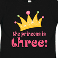 thumbnail image 4 of Inktastic 3rd Birthday Princess I'm Three Girls Toddler T-Shirt, 4 of 5