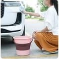 thumbnail image 6 of 5/10/17L Portable Folding Bucket Multifunctional Thickened Silicone Bucket for Car Washing and Fishing Camping Folding Bucket, 6 of 10