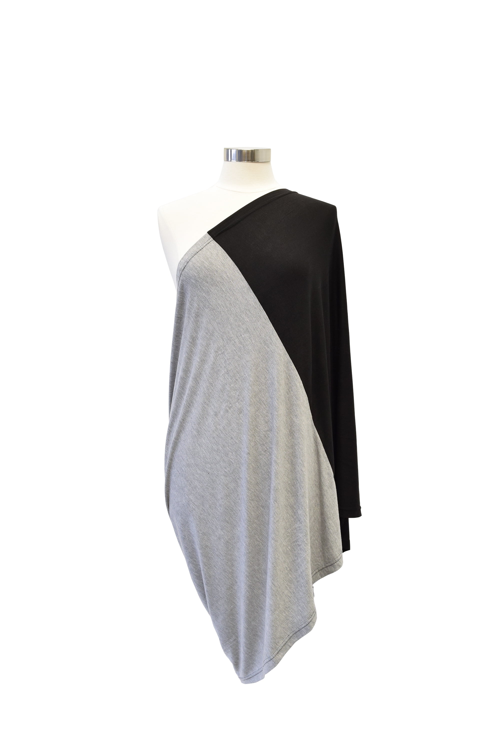 Itzy Ritzy Nursing Happens Luxury Collection Infinity Breastfeeding Scarf with Leather Cuff Navy