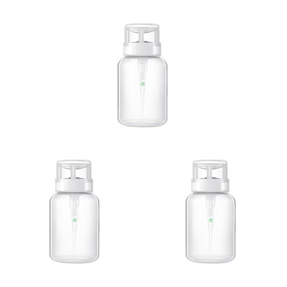 Soidarity 200ML Nail Art Pump Dispenser Empty Pumping Spray Bottle Liquid Lid with Gear Accessories Container Remover Travel Women Type1 NO1 Soidarity CBP072614
