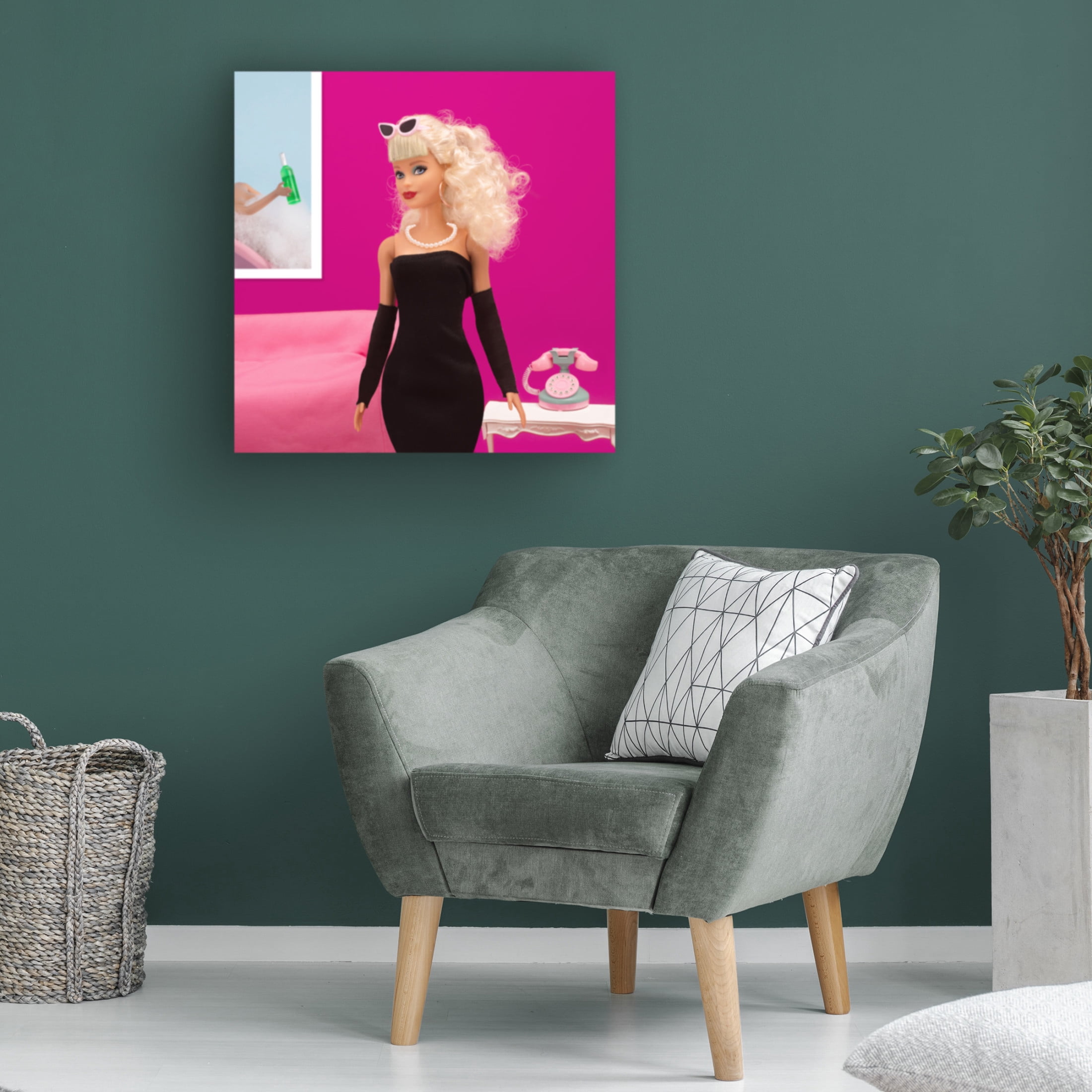 Canvas Wall Art - Julia Ramiro 'Tiffany' Wall Art for Living Room, Bedroom, or Office Décor by Trademark Fine Art - 24 x 24 Inches