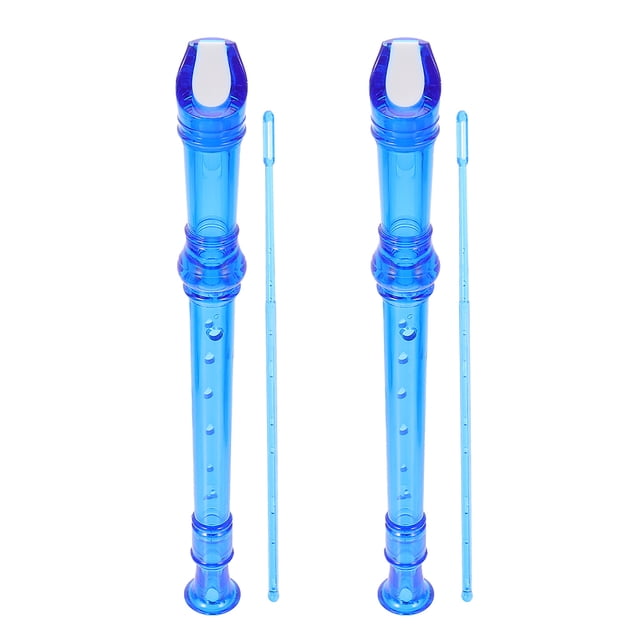 Miangastore 2Pcs Children Clarinet Flute 8 Hole Kids Musical Flute with Cleaning Rod