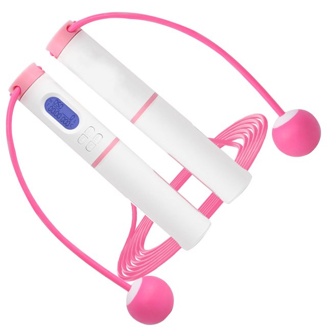 Advancent Cuerda para saltar, cuerda para saltar inalámbrica electrónica, conteo Digital, cuerda para saltar inalámbrica electrónica, cuerda Accesorios para máquinas de ejercicios No.01