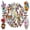 2A-35pcs, variant on 35pcs-50pcs Floral Stickers Stationery Stickers Nature PVC Stickers Botanical Teacher Reward Stickers for Laptops Notebooks Suitcases