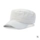 thumbnail image 1 of Zhuge Gorra de béisbol clásica de sarga con parte superior plana ajustable unisex, gorra militar de cadete de 22 a 23,6 pulgadas (beige), 1 of 4