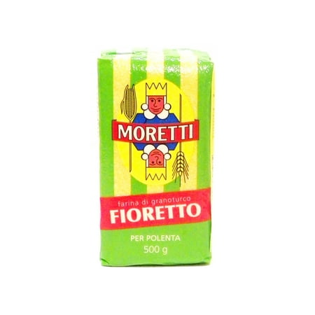 Moretti Fioretto Cornmeal for Polenta, 17.6 oz (Best Cornmeal For Polenta)