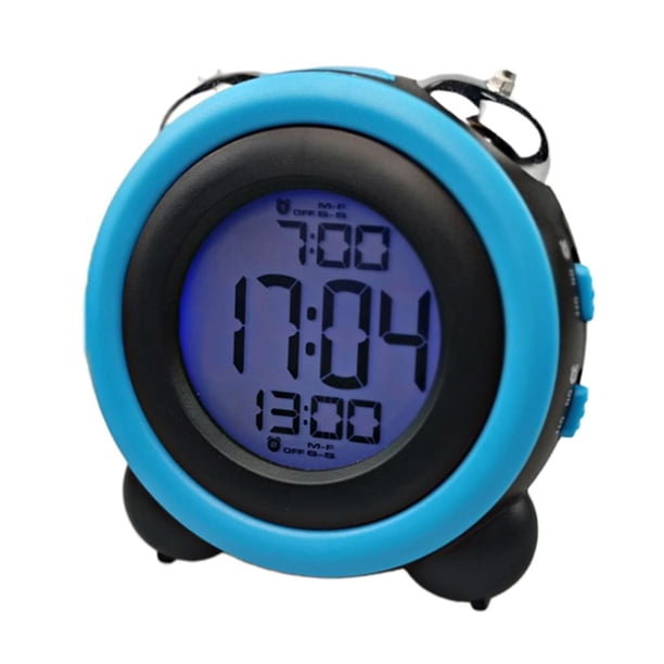 Reloj despertador reloj despertador de digital reloj despertador con pantalla de dígitos grandes para el dormitorio habitación BLESIY Reloj digital ABS