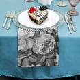 thumbnail image 4 of Werpe Roses Cloth Napkins Polyester Fabric Gift Reusable Machine Washable for Events 12-Pack 6 PCS, 4 of 7
