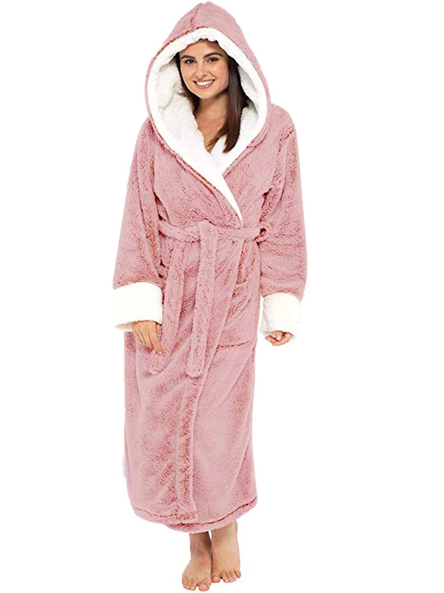 women's hooded robes long