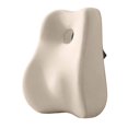thumbnail image 4 of BELOVING Lumbar Support Pillow Portable Compact Soft Memory Foam for Home Office Sofa Beige, 4 of 8