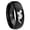 Black Polish Edges, variant on Otter Beveled Edge Brush Black 2 Tone Tungsten Men Ring 10MM