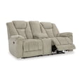 thumbnail image 3 of Signature Design by Ashley Hindmarsh Stone Power Reclining Loveseat with Console, 3 of 8