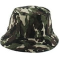 thumbnail image 2 of CoCopeaunts Camo Bucket Hat Women Reversible Wear Hiking Camping Hunting Bucket Cap Comfort Cotton Sunscreen Men Fisherman Hat, 2 of 7