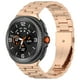 thumbnail image 5 of Correa de reloj de acero inoxidable Accesorios para Galaxy Watch8 Diseño clásico y fino Tres cuentas Correa de repuesto duradera y cómoda Compatible con 40 mm y 44 mm, 5 of 6