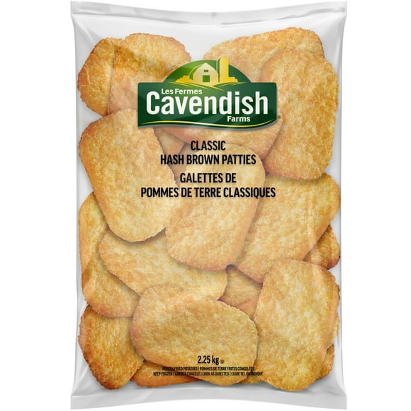 Les Fermes Cavendish Galettes de pommes de terre classiques CF Patties