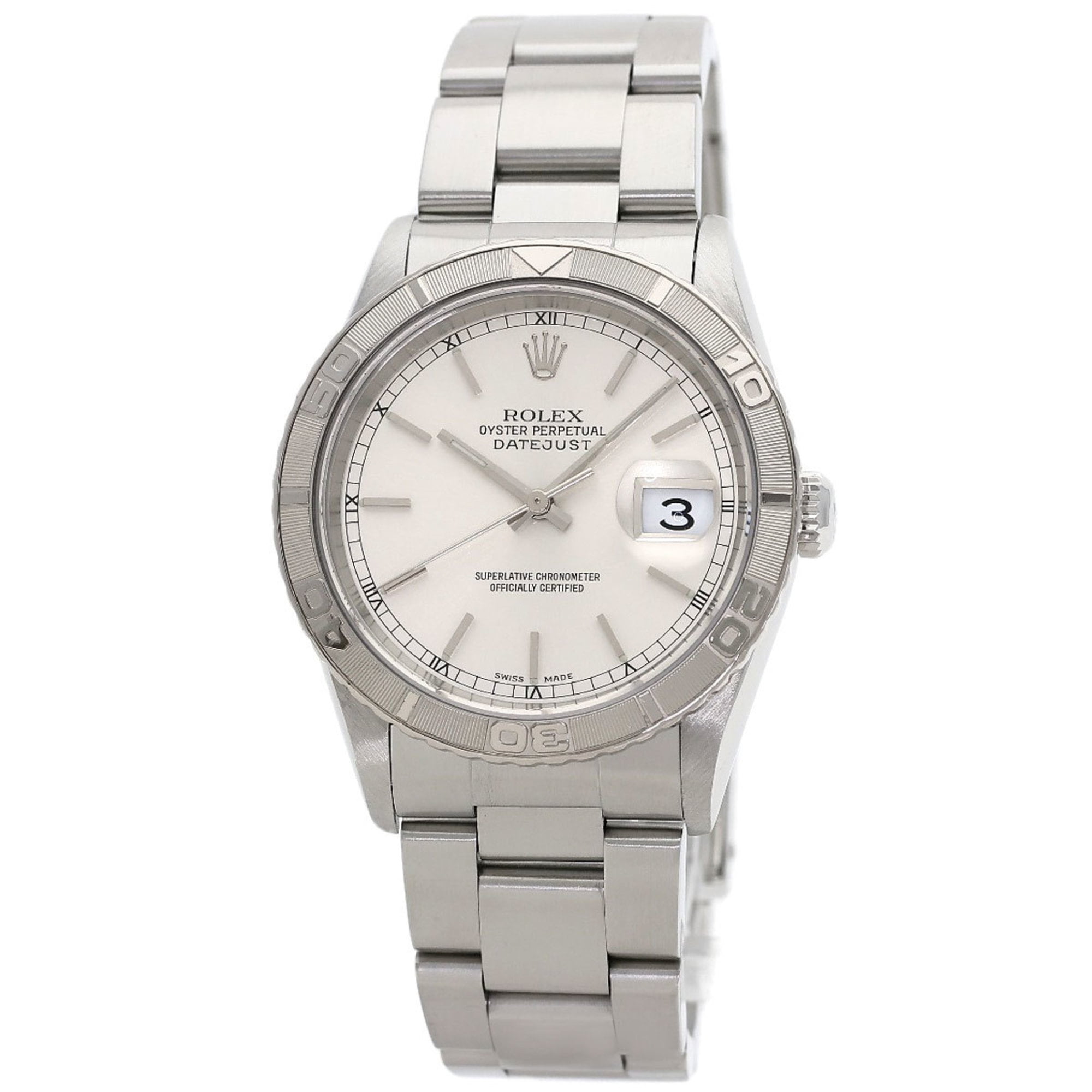 Pre-Owned Rolex 16264 Thunderbird Watch Stainless Steel/SS Men's ROLEX (Good)