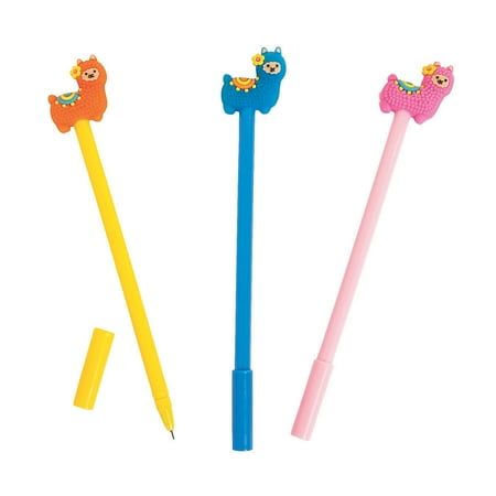 Llama Pen - Party Favors - 12 Pieces