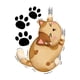 thumbnail image 1 of Pegatina para tapa de asiento de inodoro de gato de dibujos animados, 3D, impermeable, tapa de inodoro, pegatina de PVC, pegatinas para inodoros de pata de gato extraíbles DIY, 1 of 5