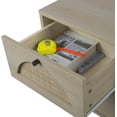 thumbnail image 5 of Giratree Rattan Nightstand Set of 2 with 2 Drawer for Bedroom, Beige, 5 of 6