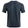 thumbnail image 3 of Mens T-Shirts Qiggri Men Fashion Leisure Motion Breathable Seersucker Short Sleeve Round-Neck Blouses Mens Shirts Casual, 3 of 4