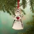 thumbnail image 2 of Angel with Heart Birthstone Ornament, January, 2 of 3