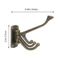 thumbnail image 5 of Set of 2 Wall-mounted Hanger Clothes Organizer Tool Rod Cast, 5 of 8