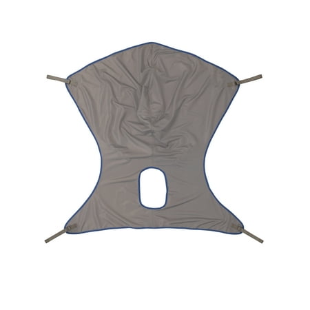 Invacare Premier Comfort Full Body Sling with Commode Opening for Patient Lifts, 550 lb. Weight Capacity, Polyester Fabric, X-Large, 2451095