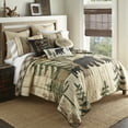 thumbnail image 2 of Donna Sharp Painted Bear Lodge Decorative Throw Pillow Tree Ring, 2 of 5