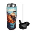 thumbnail image 2 of Easygdp Colorful Travel Luggage Gear 18oz Sports Insulated Kettle With Straw Insulated Water Bottle For Running Hiking Cycling Climbing Man'S Womens Sports Water Bottle, 2 of 8