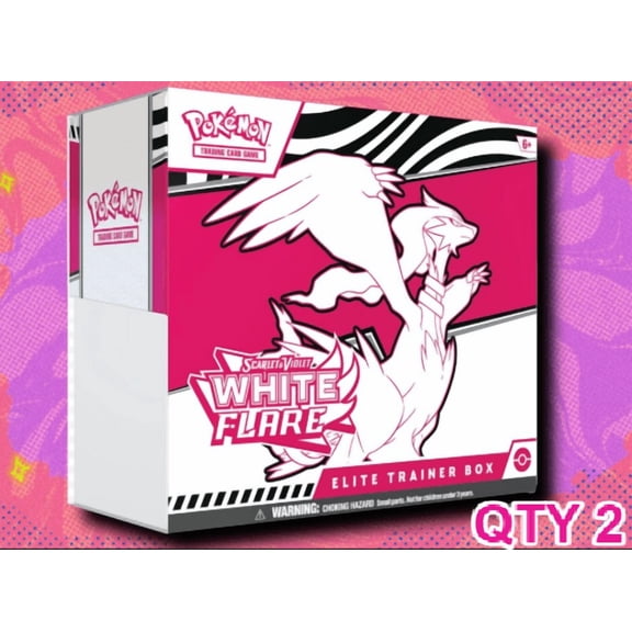 Pokemon TCG: Scarlet & Violet - White Flare Elite Trainer Box! (ETB)