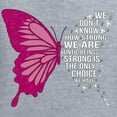 thumbnail image 6 of Wild Bobby Being Strong Is The Only Option We Have Butterfly Breast Cancer Awareness Unisex Hoodie Sweatshirt, Heather Grey, Large, 6 of 6
