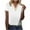 White-05, variant on Mittory Women 3/4 Sleeve Eyelet Tops Dressy Casual V Neck Blouses Elegant Summer Trendy Tunic Shirts Business Work Shirt