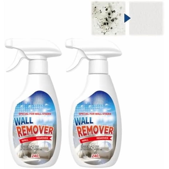 Wall Stain Remover Spray – Multi-Surface Cleaning Solution for Painted Walls, Dirt, Dust & Stain Removal(RL 2 PCS)