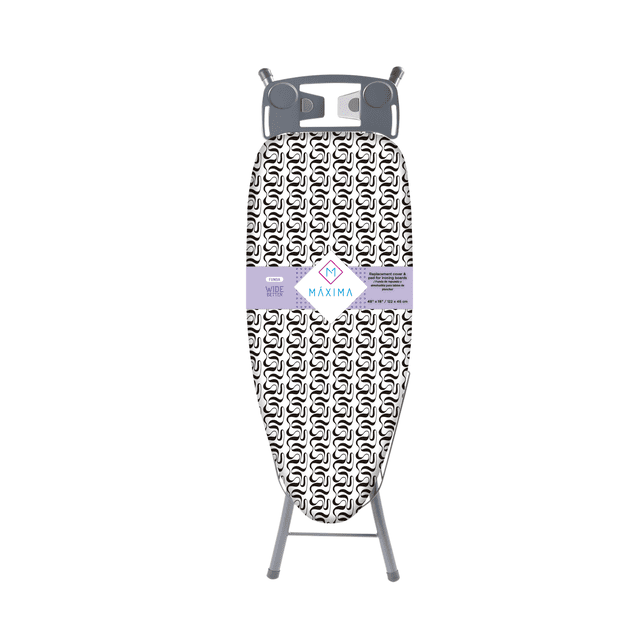 Funda Repuesto para Burro de Planchar Wide Better 122cm x 46cm 100% Algodón +Teflon Máxima Hogar