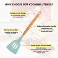 thumbnail image 3 of Kitchen Cooking Utensils Set, Silicone Cooking Kitchen Utensils Spatula Set, Silicone Kitchen Gadgets Utensil Set, 3 of 5