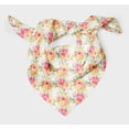 thumbnail image 3 of Bimba White Leaves & Ranunculus Floral Printed Pure Silk Scarf For Hair Neck Head Bandanas For Women 40 x 80 Inches, 3 of 6