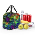 thumbnail image 5 of Pofeuu Pride Rainbow Print Lunch Bag Lunch Box Large Capacity Insulated Lunch Bag for Adult, Leakproof Reusable Lunch Tote Bags for Work, 5 of 8