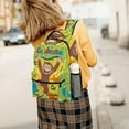 thumbnail image 5 of Anime Backpack Curious George Backpack Funny Laptop Back Pack Book Bag Hiking Outgoing Daypack For Women Mens, 5 of 8