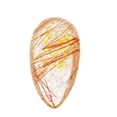 thumbnail image 2 of Natural Crystal , Teardrop Gold Rutilated for Men Woman Jewelry Making Pendant Necklace - for Relaxation Sleep, 2 of 8