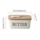 thumbnail image 2 of Caja de sellado de mantequilla nórdica Contenedor de almacenamiento de queso de mantequilla de madera de cerámica (B) Ehuebsd Libre de BPA, 2 of 6