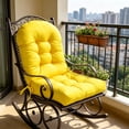 thumbnail image 4 of 44x19 Inch High Back Rocking Chair Cushion, Waterproof Outdoor Patio Seat Pad With Ties, Thick Non-Slip Ergonomic Foam Chair Cushion For Porch Glider, Indoor Outdoor Furniture, 4 of 6