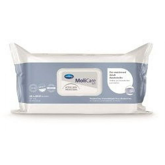 MoliCare Personal Wipe Soft Pack Aloe / Lanolin Scented 50 Count, 225600 - Case of 600