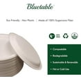 thumbnail image 3 of Compostable Paper Plates 9 Inch Bulk Plates [1000 Case Pack] - Biodegradable Made from 100% Sugarcane - Heavy Duty Disposable - Eco Friendly - Bagasse Dinner Natural Recycled Plate, 3 of 5