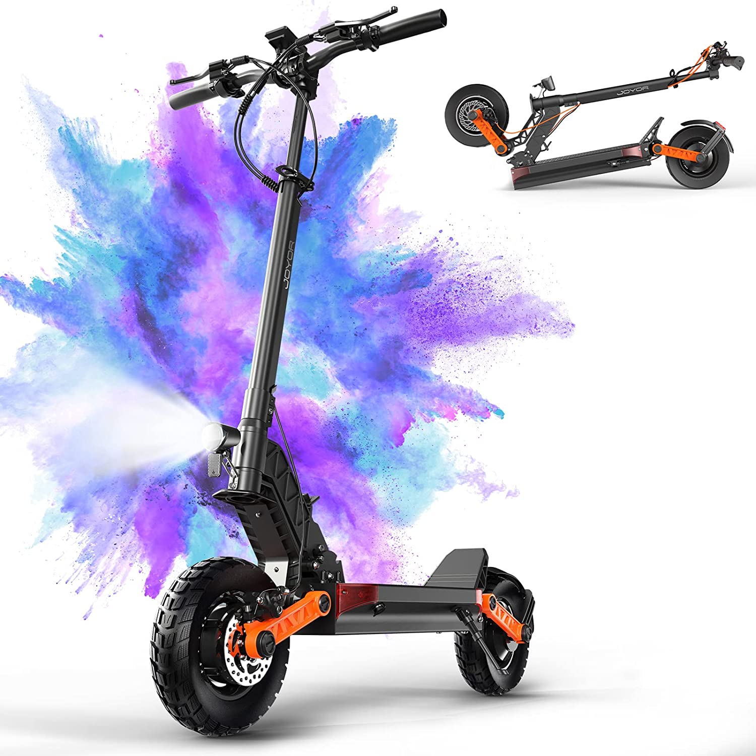 JOYOR S10S Dual Motor Electric Scooter 2000W Motor Up To 37 MPH 50 