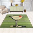 thumbnail image 2 of Yayeee Area Rugs for Living Room 6.7'x4.8' Non Slip Washable Bedroom Floor Carpet, Red Martini, 2 of 5
